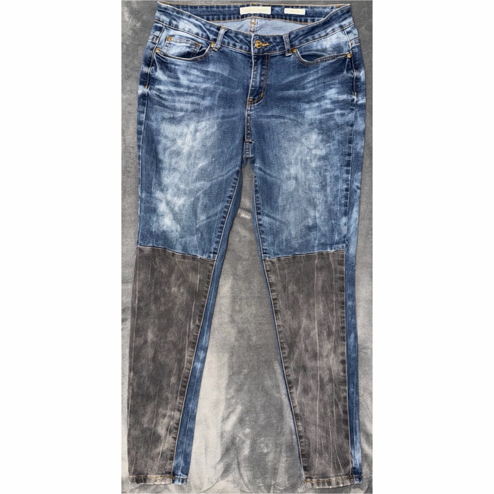🩶 Nicki Minaj Colorblock Stonewash Skinny Jeans